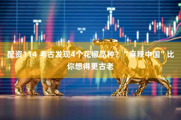 配资114 考古发现4个花椒品种？“麻辣中国”比你想得更古老